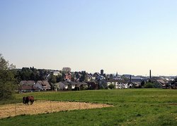 Blick von der Hardthütte auf Ransbach-Baumbach